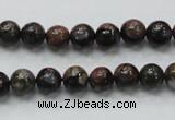 COP265 15.5 inches 8mm round natural grey opal gemstone beads