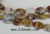 COP314 15.5 inches 8*12mm oval brandy opal gemstone beads wholesale