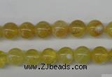 COP332 15.5 inches 8mm round yellow opal gemstone beads wholesale