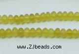 COP350 15.5 inches 4*6mm rondelle yellow opal gemstone beads wholesale