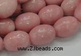 COP410 15.5 inches 13*18mm rice Chinese pink opal gemstone beads