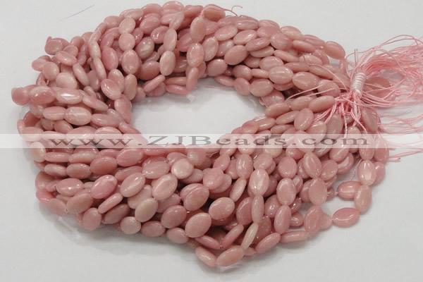 COP417 15.5 inches 8*12mm oval Chinese pink opal gemstone beads