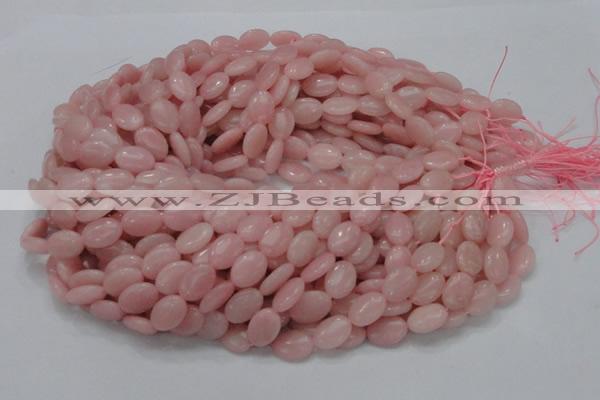 COP418 15.5 inches 10*14mm oval Chinese pink opal gemstone beads