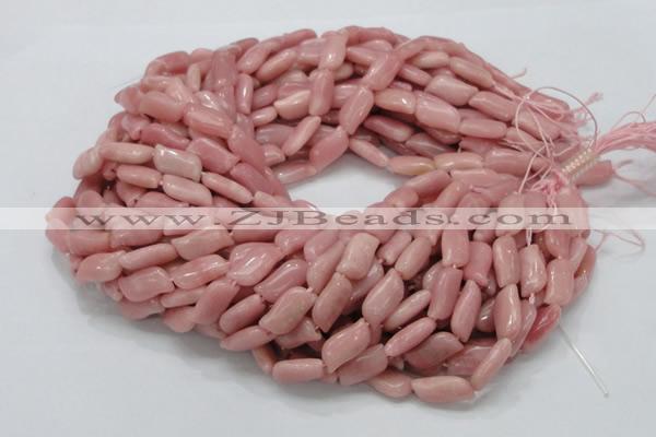 COP421 15.5 inches 10*12mm marquise Chinese pink opal gemstone beads