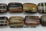 COP432 15.5 inches 13*18mm rectangle natural brown opal gemstone beads