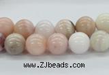 COP44 10mm smooth round natural pink opal beads Wholesale