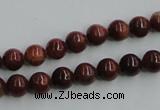 COP511 15.5 inches 8mm round red opal gemstone beads wholesale