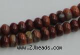 COP518 15.5 inches 5*8mm rondelle red opal gemstone beads wholesale