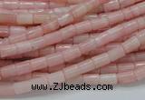 COP58 15.5 inches 4*7mm column natural pink opal gemstone beads