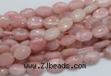 COP61 15.5 inches 6*8mm oval natural pink opal gemstone beads