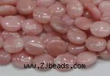 COP62 15.5 inches 8*10mm oval natural pink opal gemstone beads