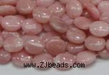 COP62 15.5 inches 8*10mm oval natural pink opal gemstone beads