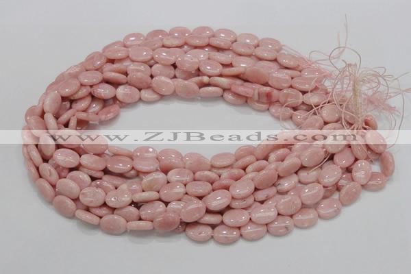 COP63 15.5 inches 10*14mm oval natural pink opal gemstone beads