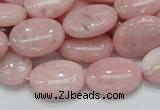 COP65 15.5 inches 14*18mm oval natural pink opal gemstone beads