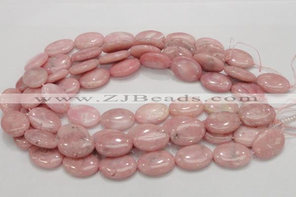 COP66 15.5 inches 18*25mm oval natural pink opal gemstone beads