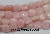 COP67 15.5 inches 8*8mm square natural pink opal gemstone beads