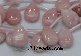 COP73 15.5 inches 10*14mm flat teardrop natural pink opal beads