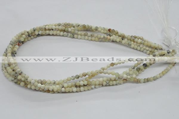 COP800 15.5 inches 4mm round natural African opal beads