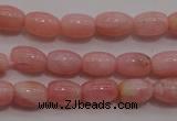 COP85 15.5 inches 4*6mm drum natural pink opal gemstone beads