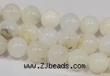 COP902 15.5 inches 10mm round natural white opal gemstone beads