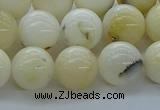 COP924 15.5 inches 12mm round white opal gemstone beads