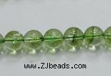 COQ01 16 inches 10mm round dyed olive quartz beads wholesale