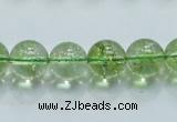 COQ02 16 inches 12mm round dyed olive quartz beads wholesale