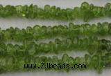 COQ61 15.5 inches 3*7mm natural olive quartz chips beads wholesale