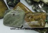 COS09 15.5 inches 18*25mm rectangle ocean stone beads wholesale