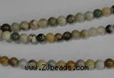 COS160 15.5 inches 4mm round ocean stone beads wholesale