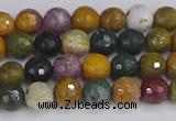 COS201 15.5 inches 6mm faceted round ocean jasper beads