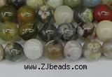 COS221 15.5 inches 6mm round ocean stone beads wholesale