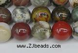 COS223 15.5 inches 10mm round ocean stone beads wholesale