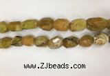 COS271 13*18mm - 15*20mm faceted nuggets ocean stone beads