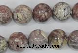 COT05 15.5 inches 16mm round osmanthus stone beads wholesale