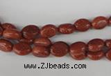 COV03 15.5 inches 6*8mm oval goldstone beads wholesale