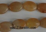 COV101 15.5 inches 12*16mm oval pink aventurine beads wholesale