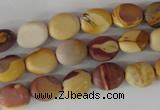 COV12 15.5 inches 8*10mm oval mookaite gemstone beads wholesale