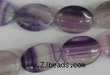 COV135 15.5 inches 13*18mm oval fluorite gemstone beads wholesale