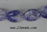 COV143 15.5 inches 13*18mm oval watermelon blue beads wholesale