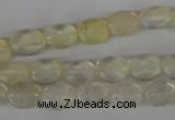 COV41 15.5 inches 8*10mm oval watermelon yellow beads wholesale