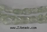 COV42 15.5 inches 8*10mm oval watermelon green beads wholesale