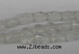 COV43 15.5 inches 8*10mm oval watermelon white beads wholesale