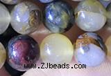 CPB1023 15.5 inches 7mm round natural pietersite beads