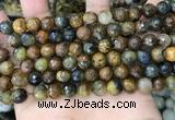 CPB1067 15.5 inches 8mm faceted round natural pietersite beads