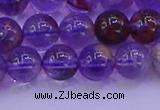 CPC602 15.5 inches 8mm round purple phantom quartz beads