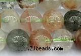 CPC696 15 inches 8mm - 9mm round phantom quartz beads