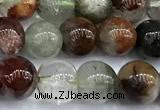 CPC700 15 inches 6mm -7mm round phantom quartz beads