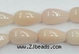 CPI03 15.5 inches 10*20mm teardrop pink aventurine jade beads