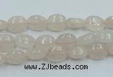 CPI07 15.5 inches 8*10mm oval pink aventurine jade beads wholesale